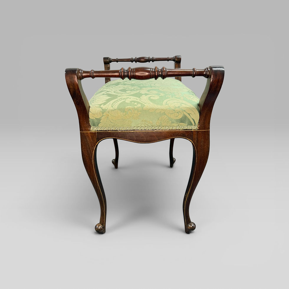 Thumbnail: Antique Victorian Mahogany Piano Stool
