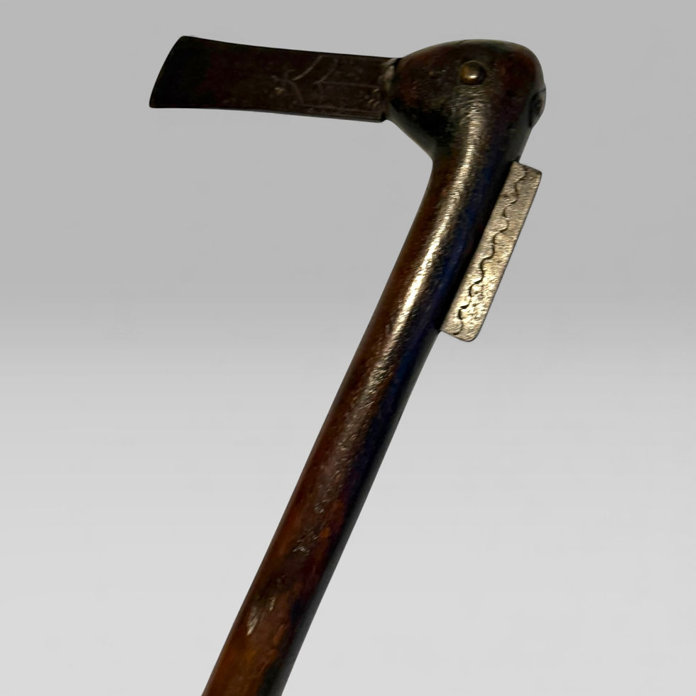 Thumbnail: Antique African Ceremonial Axe | 19thC Royal Dahomey Messenger Récade