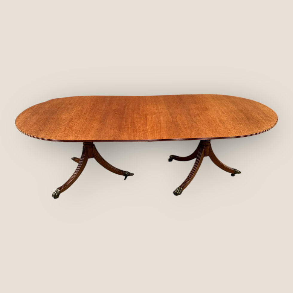 Thumbnail: Georgian Style Vintage Extending Dining or Boardroom Table & 10 Chairs