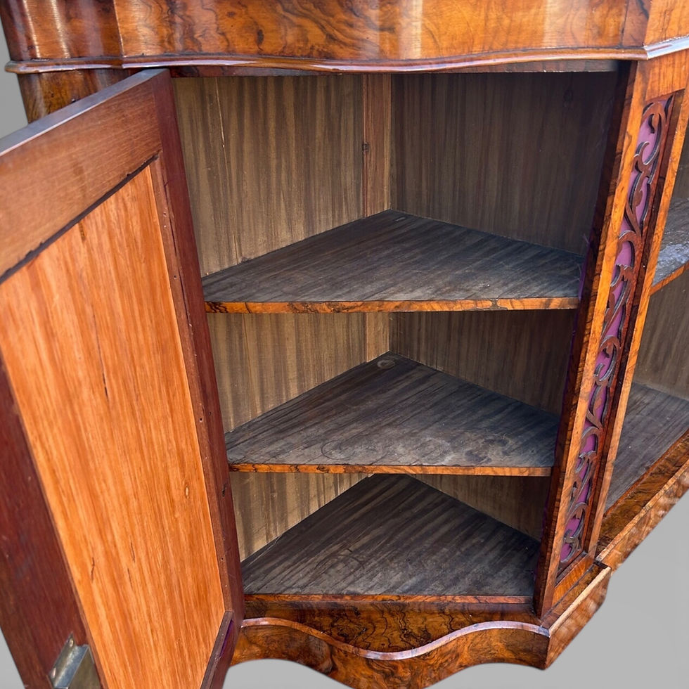 Thumbnail: Victorian Walnut Mirror Backed Sideboard