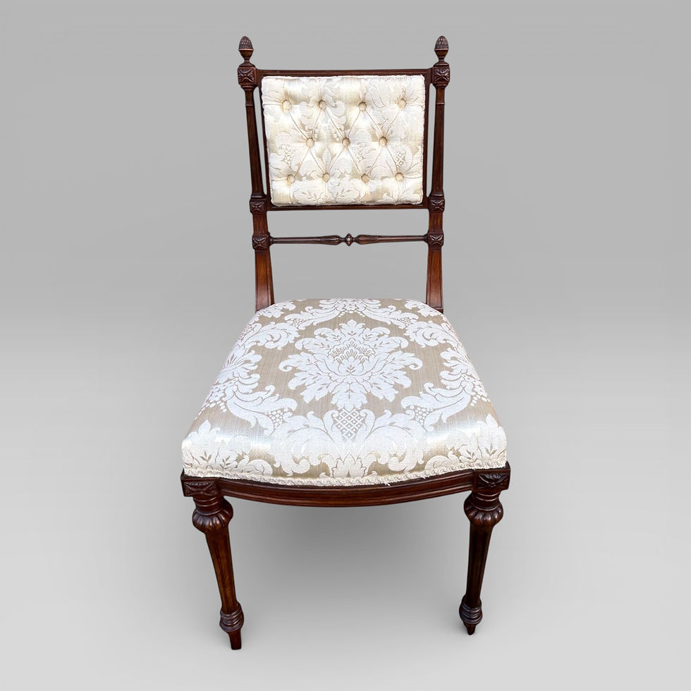Thumbnail: Set Of 4 Victorian Mahogany Dinning Chairs Stamped Turner & Son Liverpool