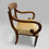 Thumbnail: Antique William IV Mahogany Elbow Chair with Carved Tulip Legs
