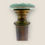 Thumbnail: Antique Brass Oil Lamp