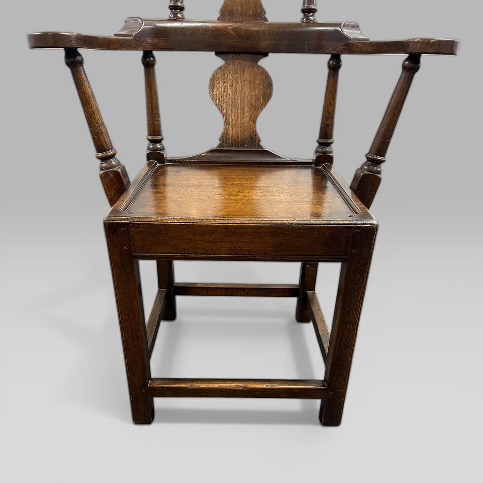 Thumbnail: Oak Wainscot Armchair
