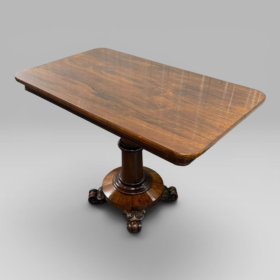 Antique William IV Rosewood Occasional Centre Table