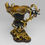 Thumbnail: Gilt Bronze Art Nouveau Urn Centrepiece Vase After Henry Dasson