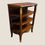 Thumbnail: Antique French Rosewood & Marble Brass Ormolu Side Cabinet with Book Shelves