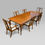 Thumbnail: Pennsylvania House Cherry Wood Queen Anne Dining Set with Extending Table