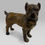 Thumbnail: Antique Austrian Terracotta Life-Size Pug Puppy Dog Sculpture