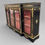 Thumbnail: Antique Victorian Ebonised & Brass Inlaid Boulle Breakfront Credenza Sideboard