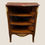 Thumbnail: Antique French Rosewood & Marble Brass Ormolu Side Cabinet with Book Shelves