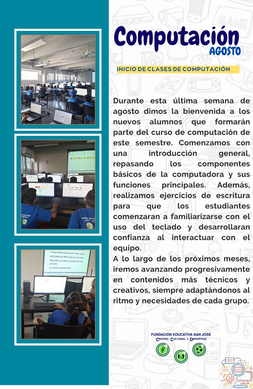 ¡Aprende computación de forma fácil y divertida!