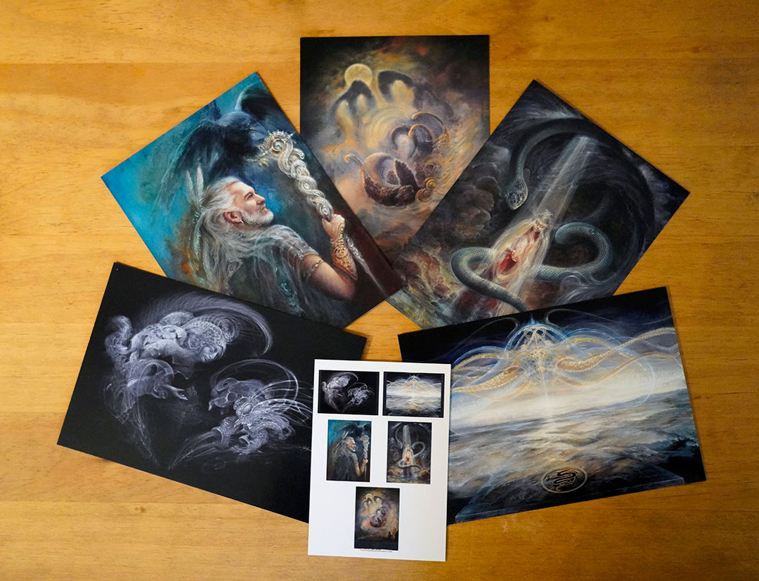 MH - LIGHT BEINGS - Large Art Cards - Set #7 - Selection of 5 images
