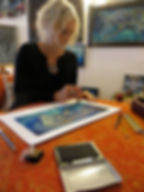 Thumbnail: MH Digigraphie, Limit. Edit. Fine Art Print on Paper, small - UNIVERSAL MOTHER