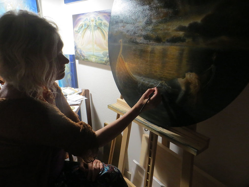 Thumbnail: MH Limited Edition Print on Canvas - LADY OF SHALOTT