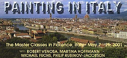 Martina Hoffmann & Robert Venosa Painting Workshop in Florence, Italy