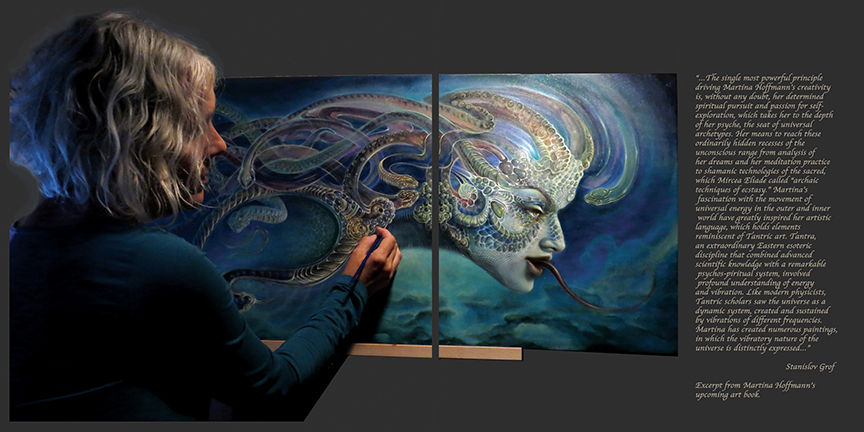Thumbnail: INNER LANDSCAPES - Martina Hoffmann Art Book - Hardcover