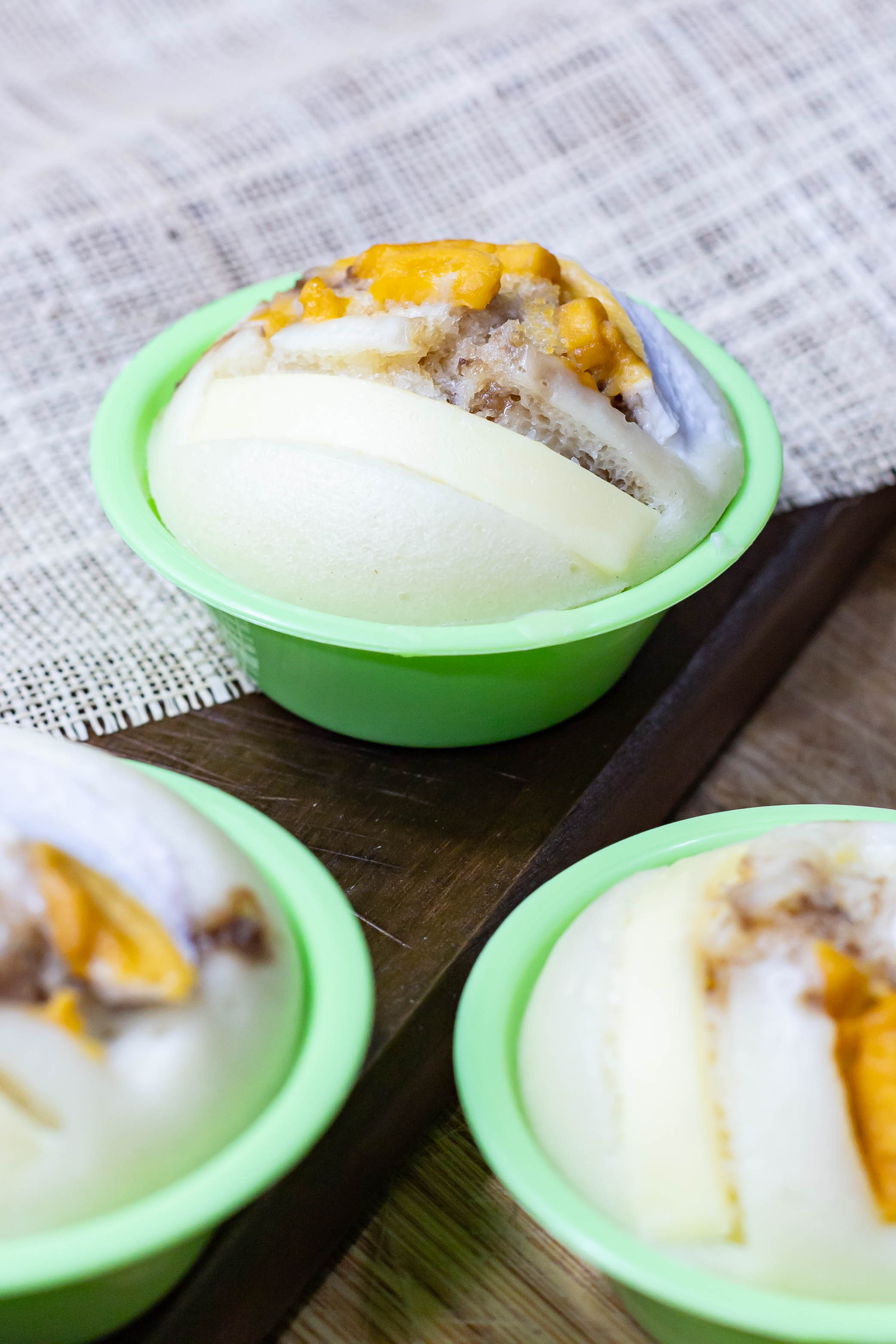 Puto Pao in Bilao