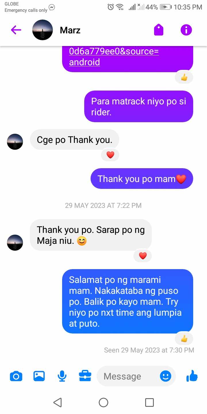 Customer love