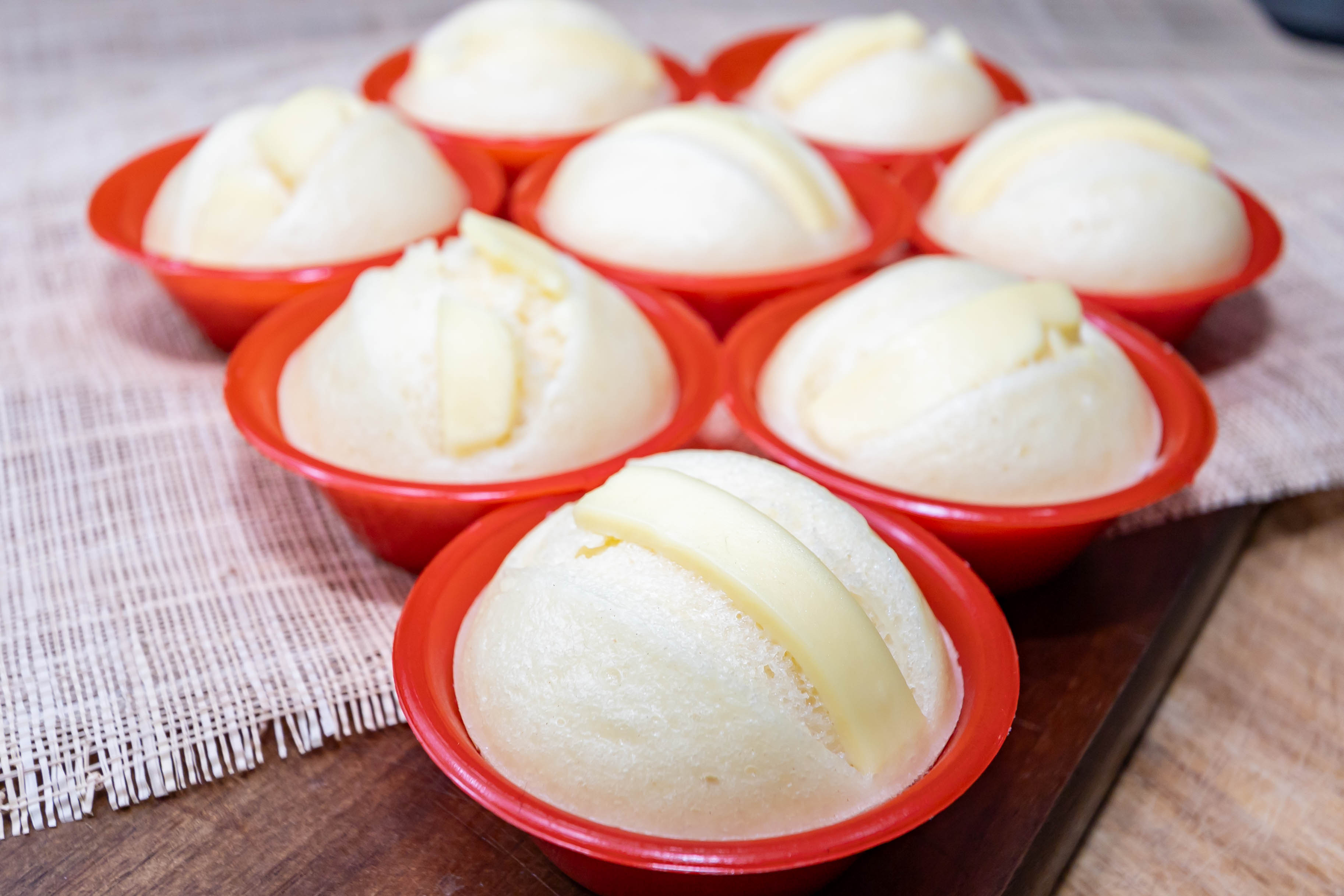 Puto w/ Cheese — Bilao