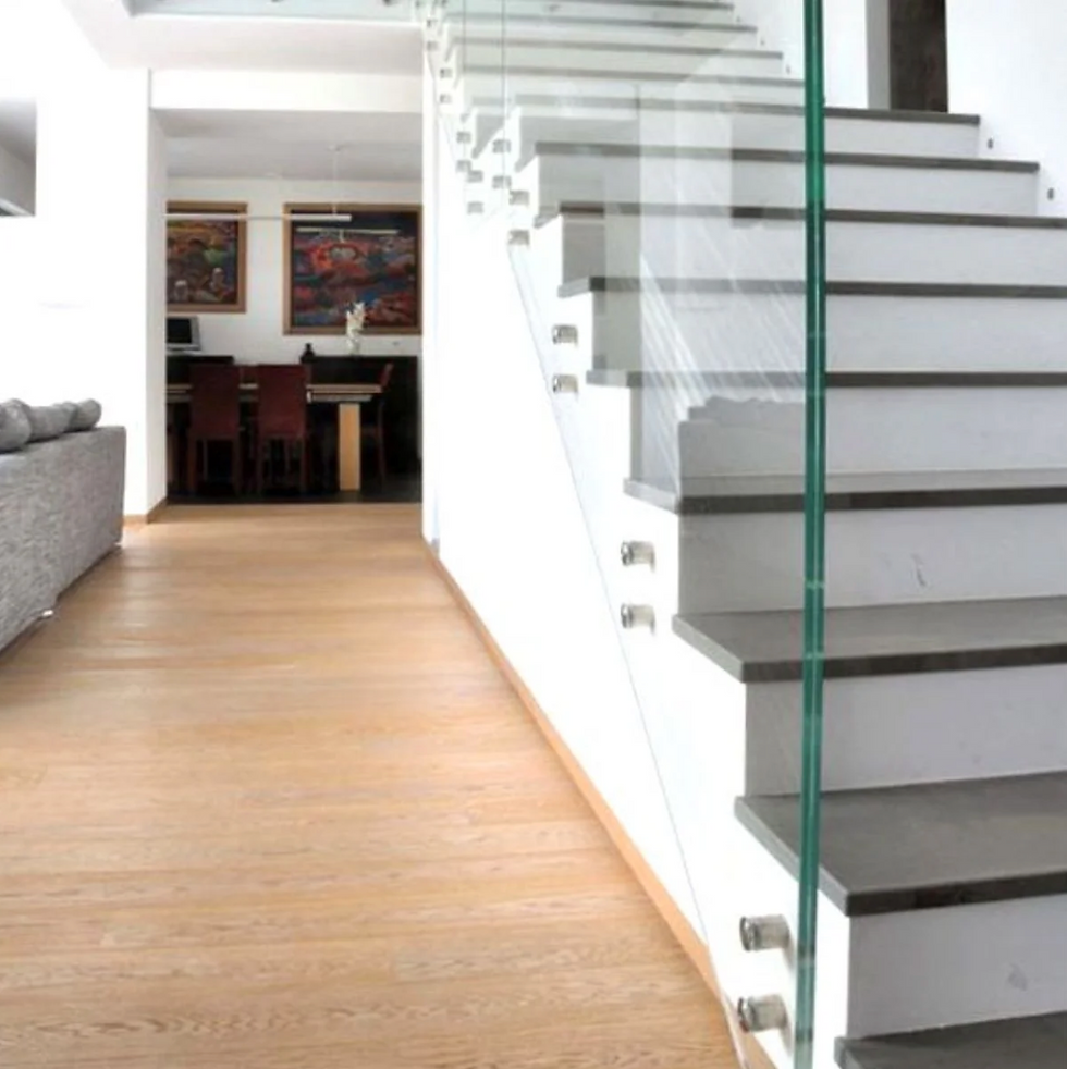 Thumbnail: Herraje de Fijación Muro a Vidrio Tipo Chapeton Para Barandal De Cristal