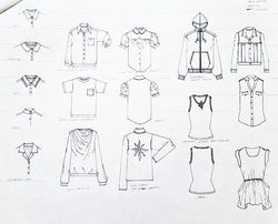 Collars and tops flats