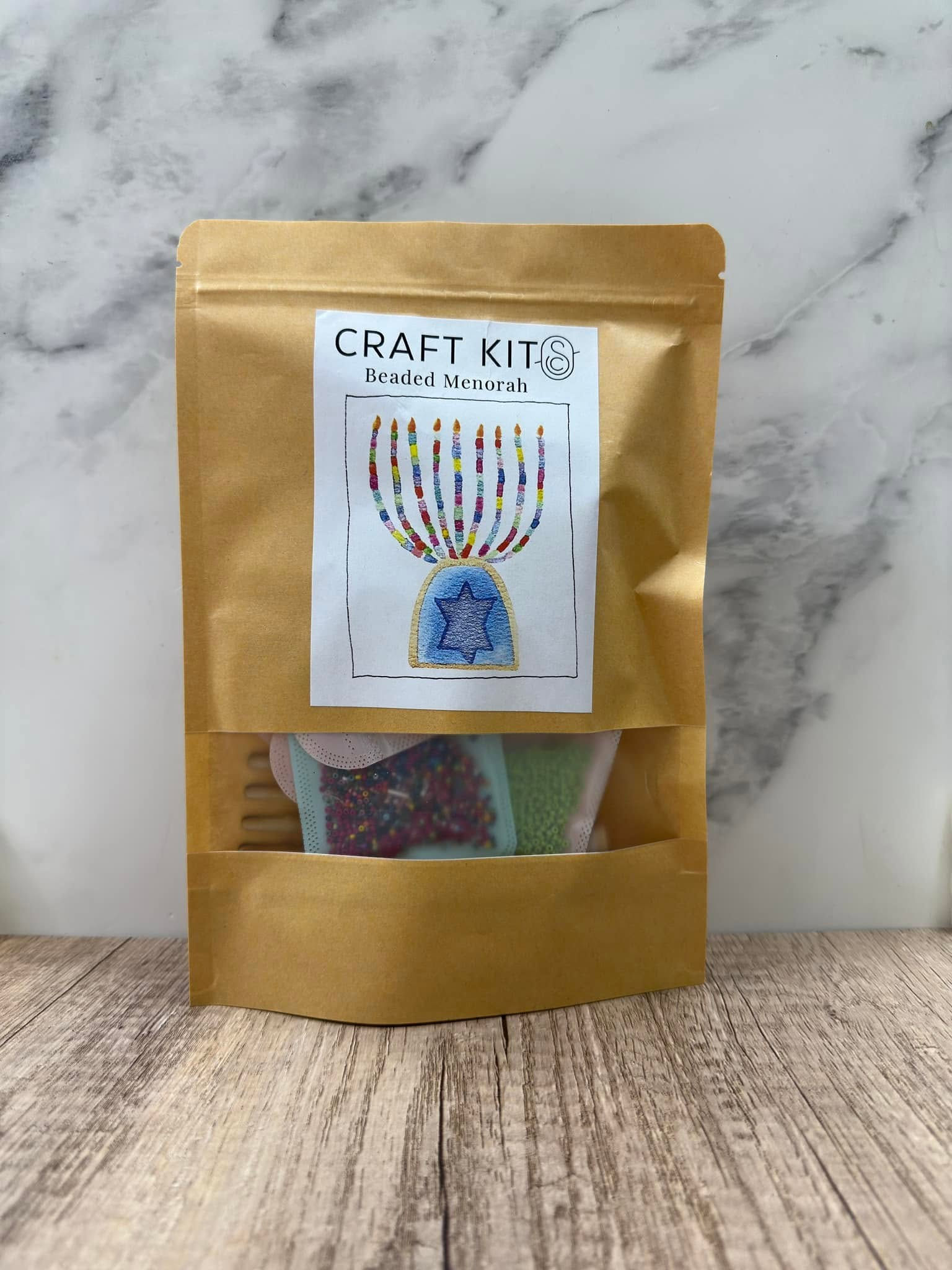 Make Your Own Beaded Menorah