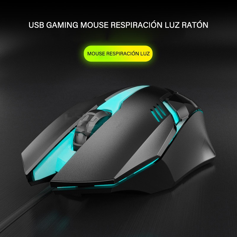 Miniatura: Mouse alámbrico Usb Gaming  Luz Ratón