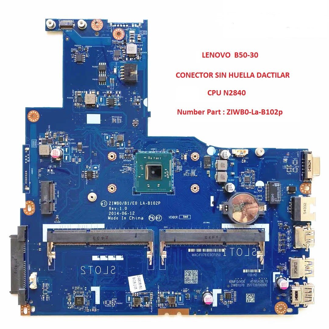 Tarjeta madre Lenovo B50-30