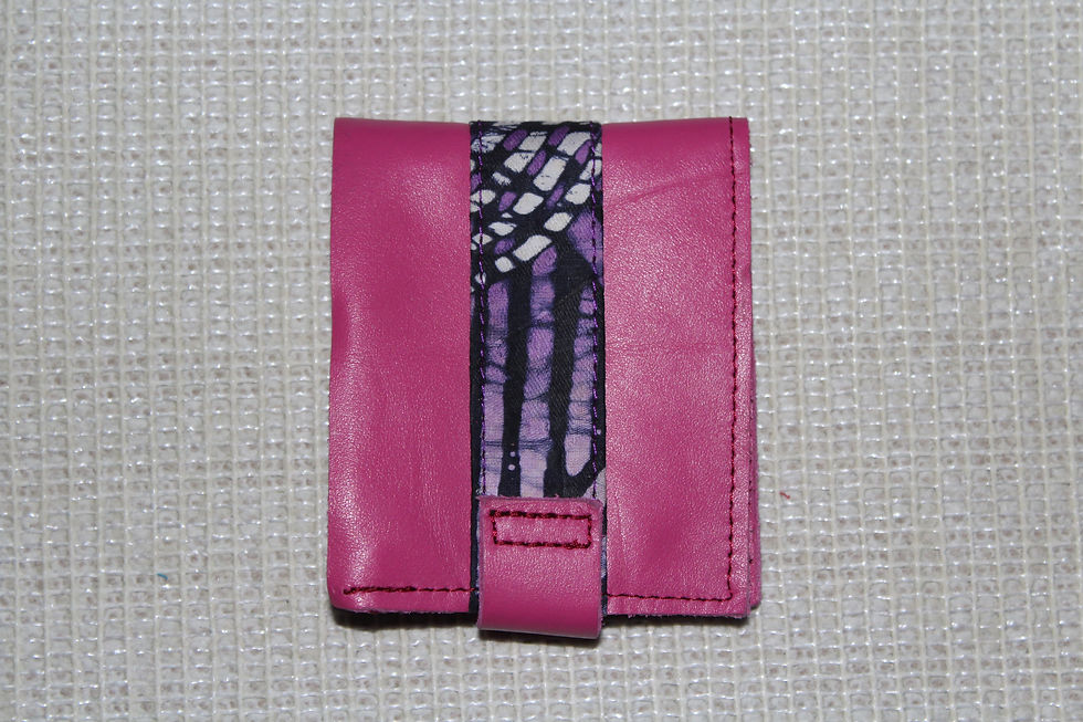 Thumbnail: Wallet with Ankara Material