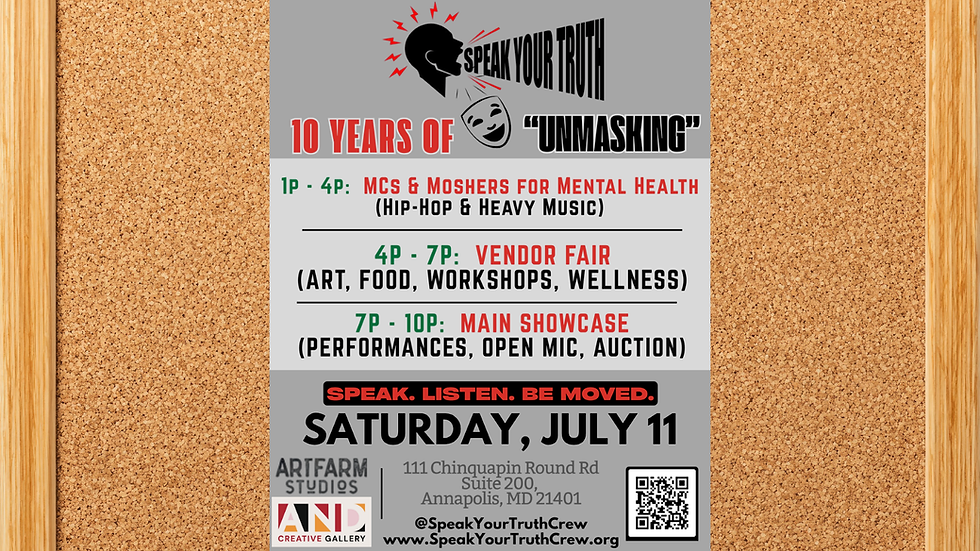Speak Your Truth - Annapolis (10th Anniversary Celebration)