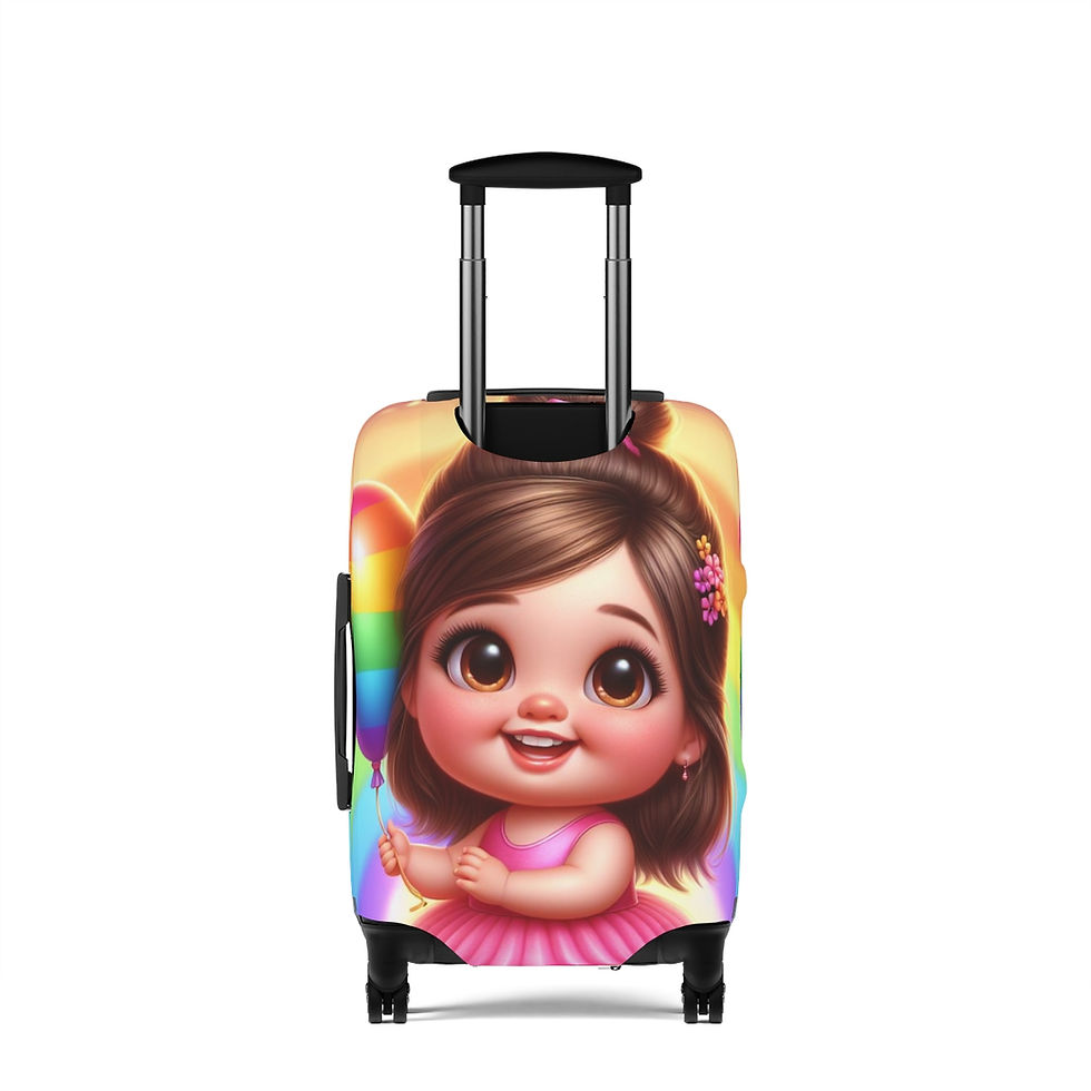 Thumbnail: Happy Luggage Cover