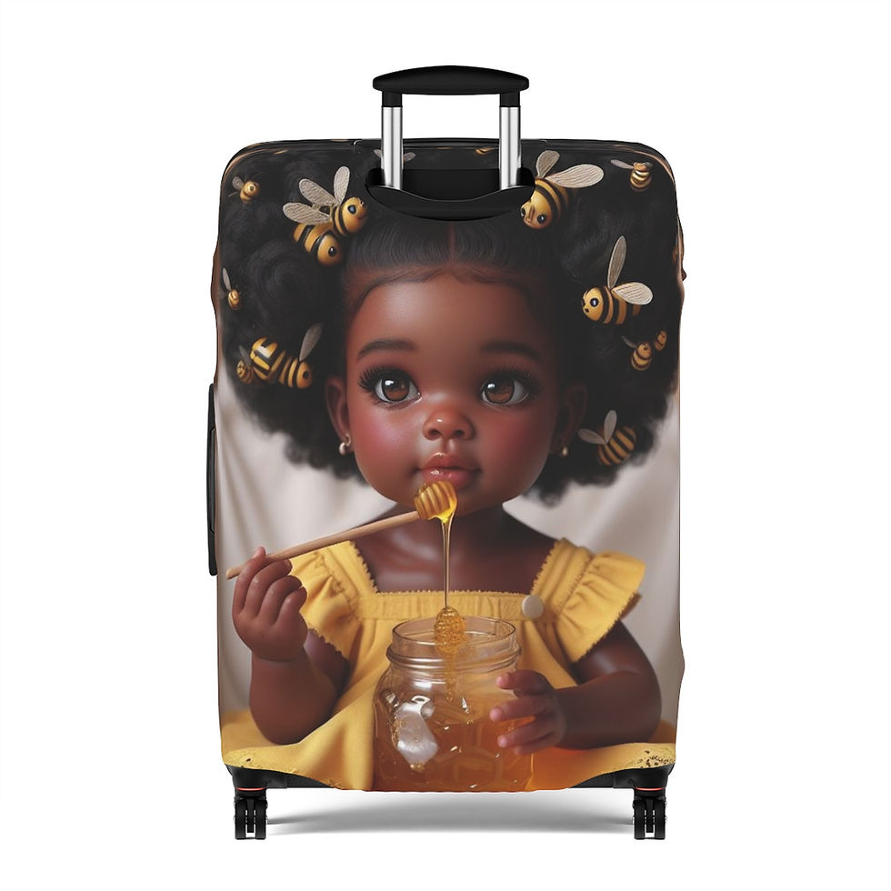 Thumbnail: Just "Bee"ing Cute Luggage Cover