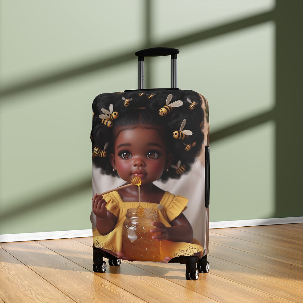 Thumbnail: Just "Bee"ing Cute Luggage Cover