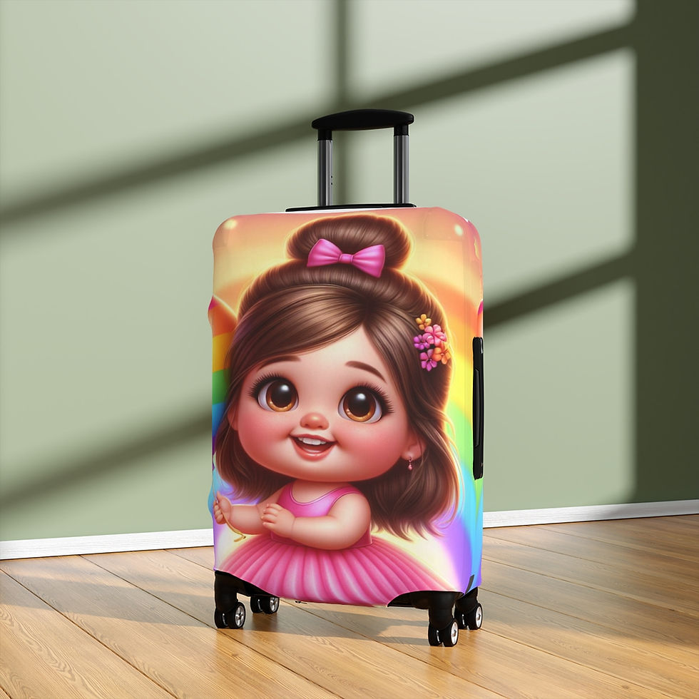 Thumbnail: Happy Luggage Cover
