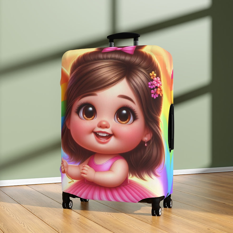 Thumbnail: Happy Luggage Cover