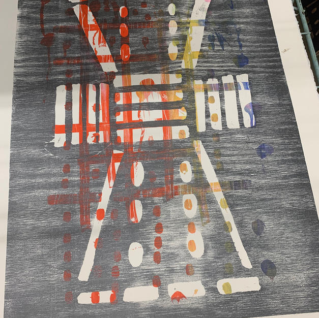 Relief Stencil and Additive