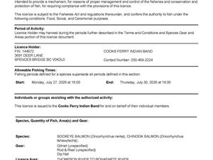 Fishery Notice - July 27, 2026
