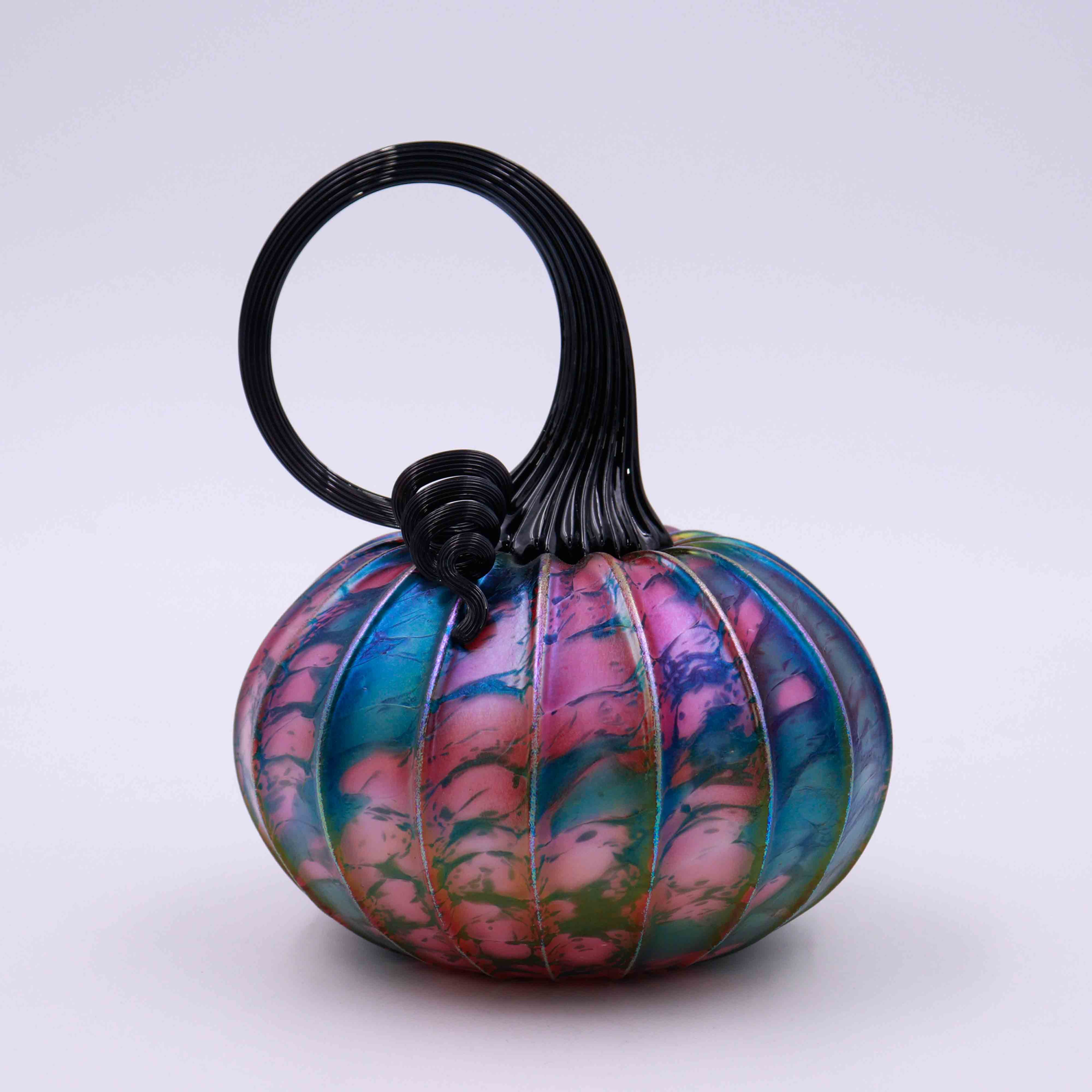 Cranberry Relish Glass Pumpkin