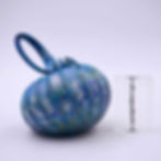 Thumbnail: Arctic Tilted Glass Pumpkin