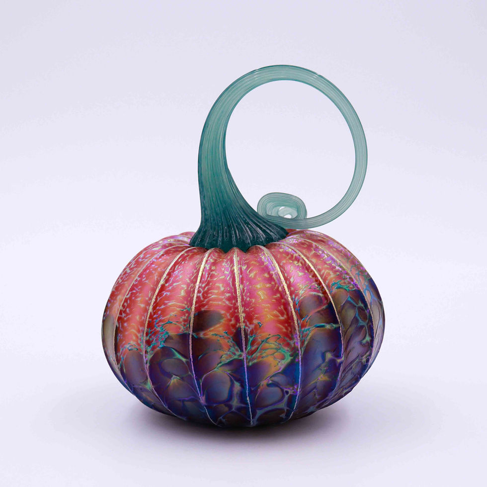 Thumbnail: On The Vine Glass Pumpkin