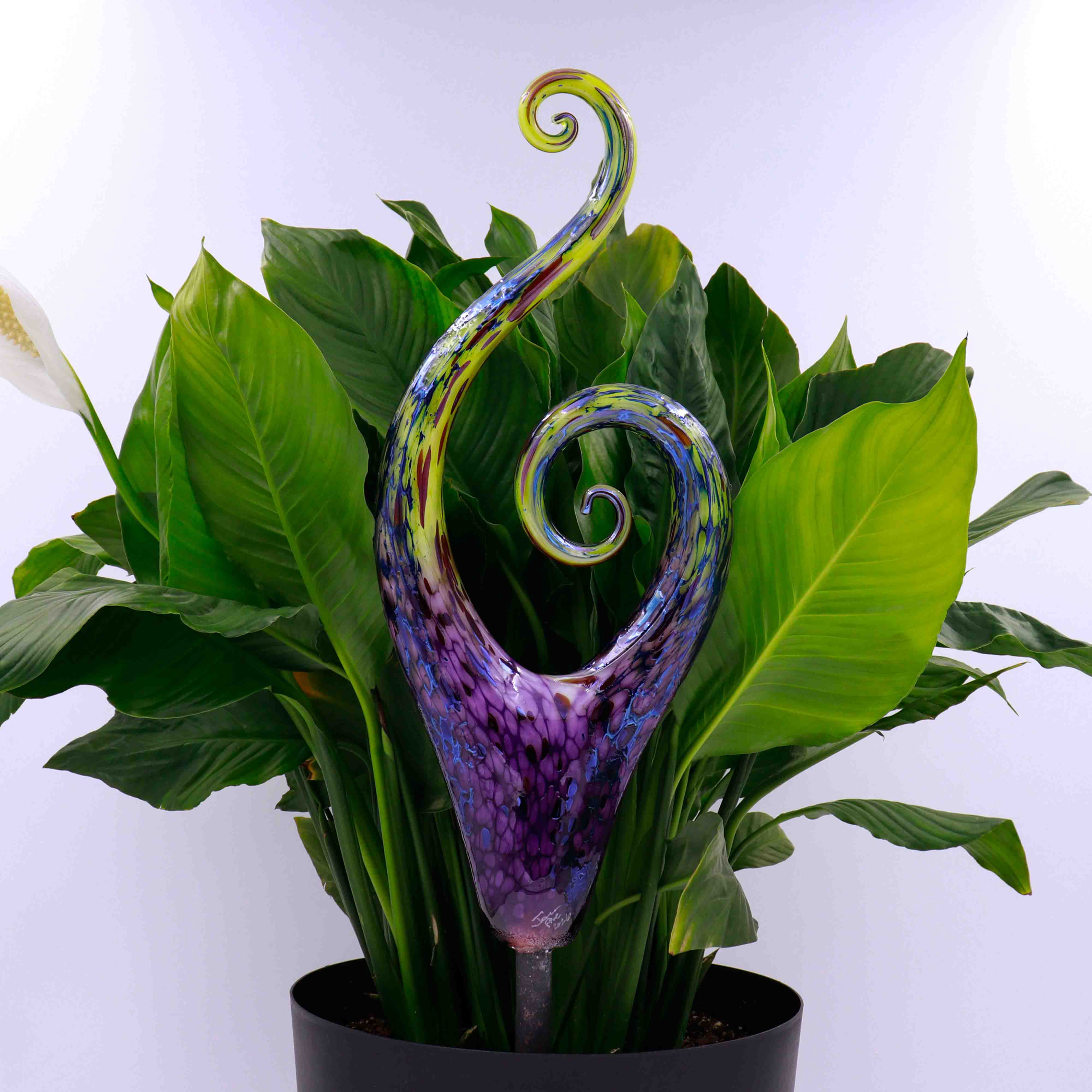 Witch's Brew Whim Glass Garden Art