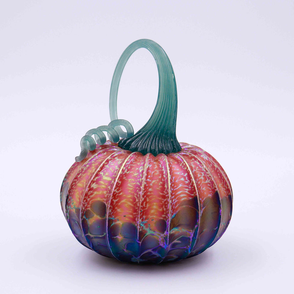 Thumbnail: On The Vine Glass Pumpkin