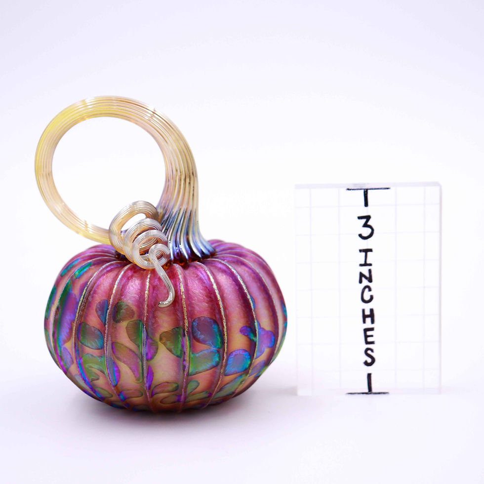 Thumbnail: Purple Dusk Glass Pumpkin