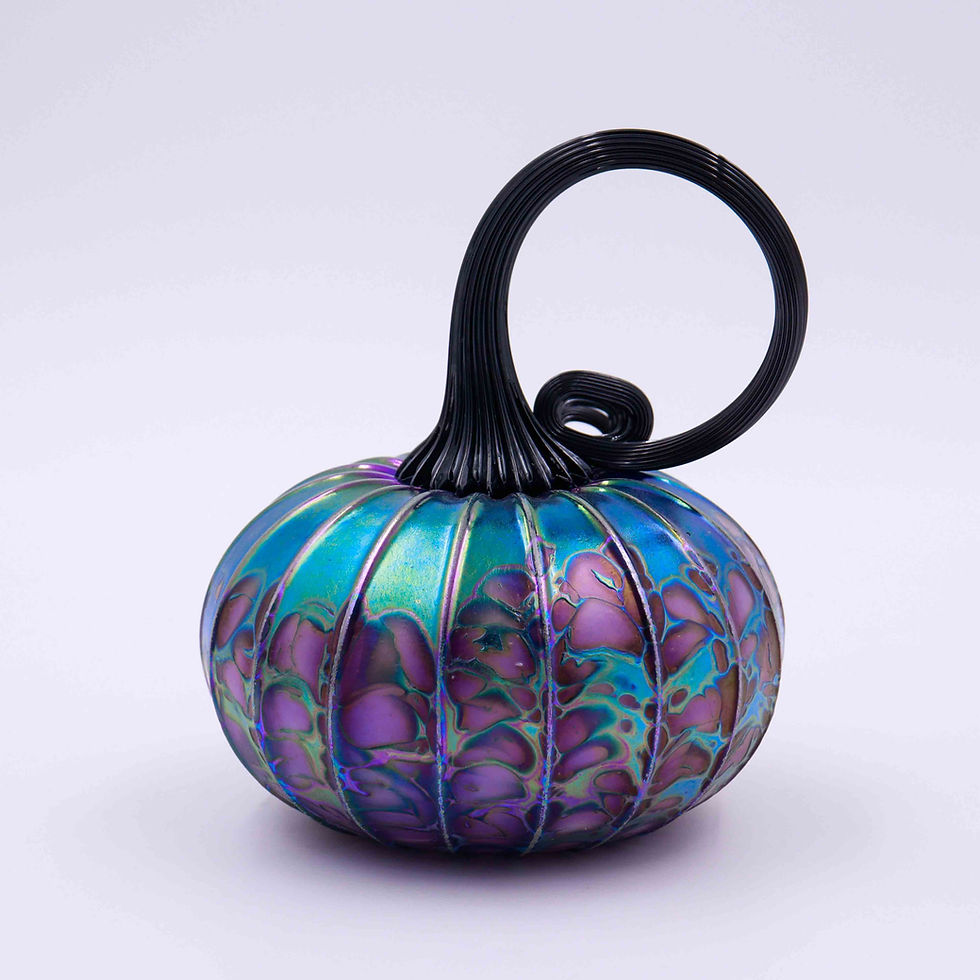 Thumbnail: Haunted Mirage Glass Pumpkin