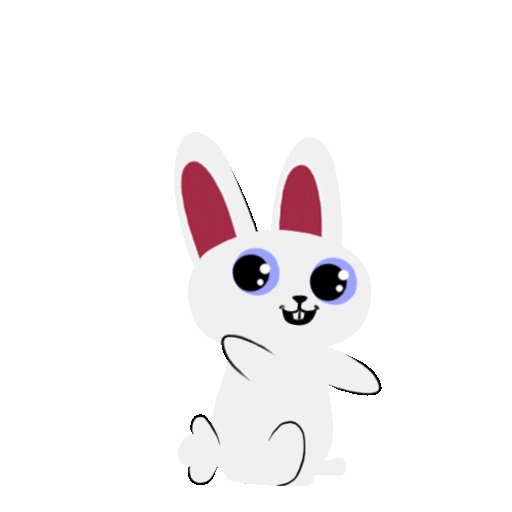 Doodle bunny gif lets go