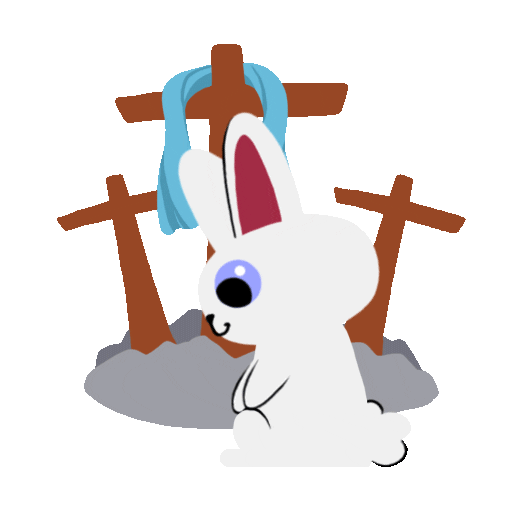 Doodle bunny gif good friday