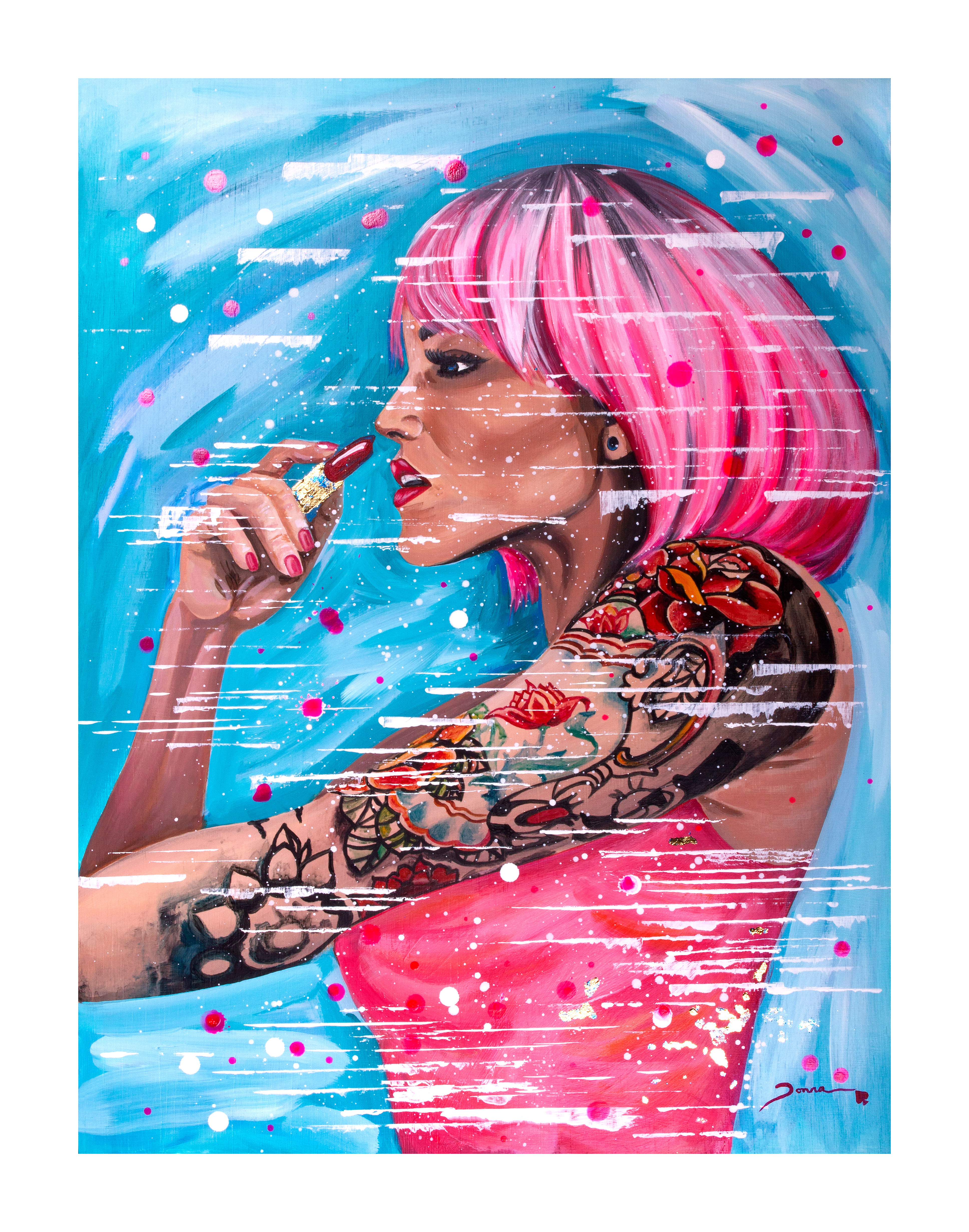 Pretty In Pink (W40cm x H60cm)