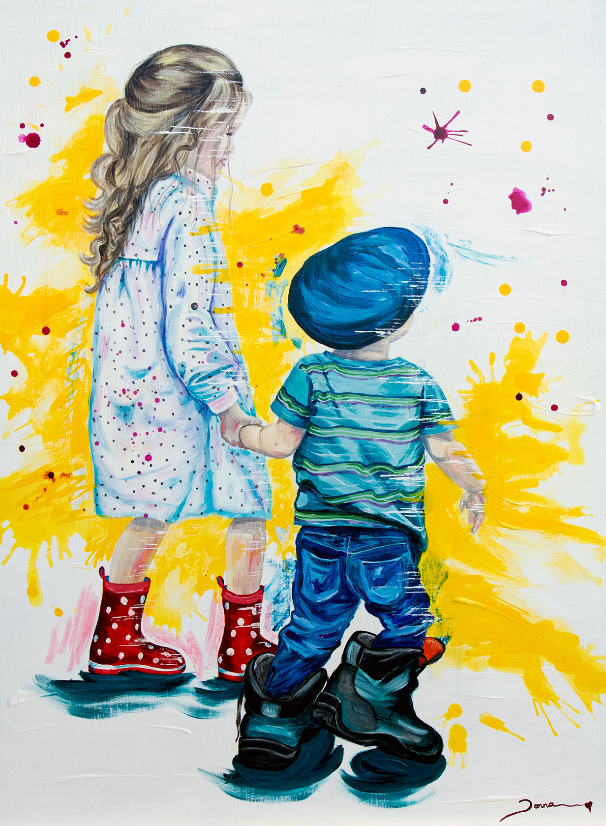 I Wanna Hold Your Hand (W40 x H60cm)