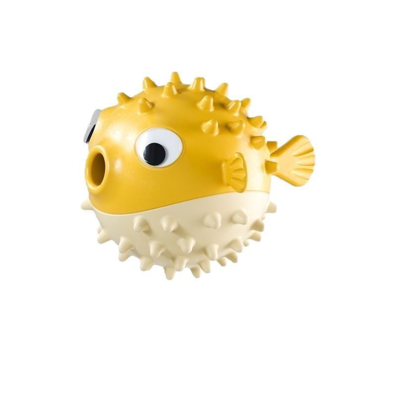 Thumbnail: Invincible Pufferfish Bouncy Chew Dog Toy
